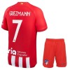 Oficiální Fotbalový Dres Atlético Madrid Griezmann 7 Domácí 2023-24 pro Děti